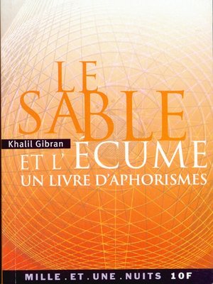 cover image of Le Sable et l'Écume